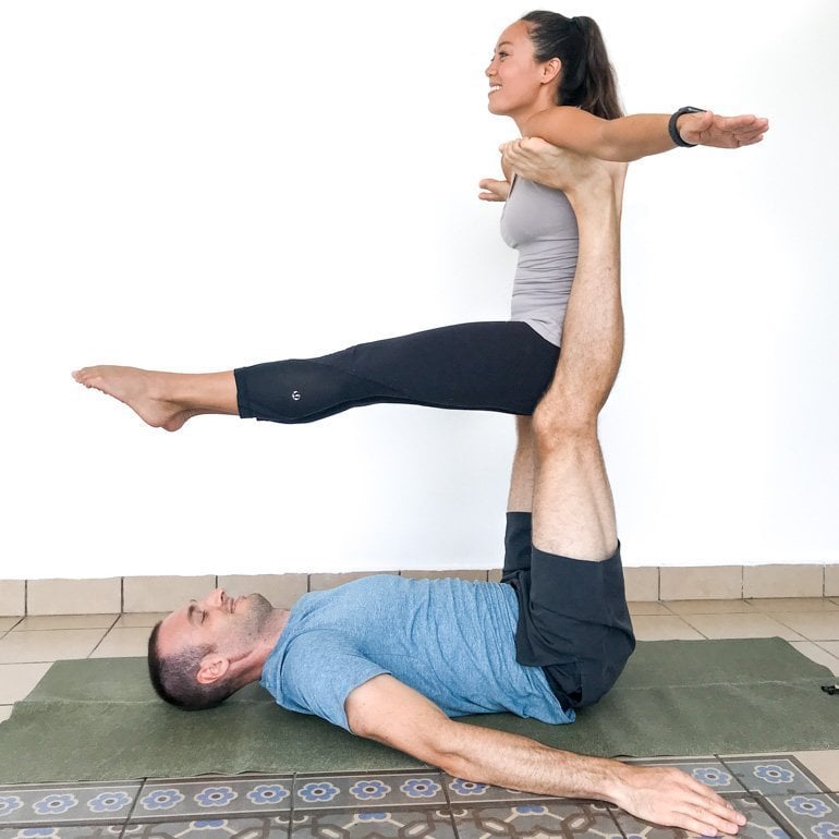 5 couple yoga poses for the fit duo