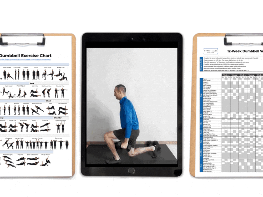 Free 12-Week Dumbbell Workout Plan PDF for Beginners